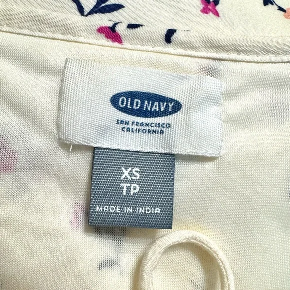 * ❤️OLD NAVY SPRING/SUMMER FLORAL PRINT SLEEVELESS DRESS XSMALL - Picture 7 of 8